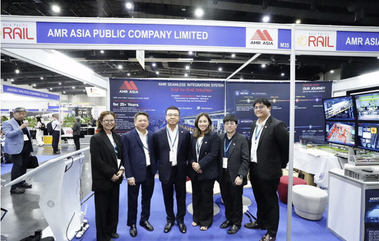 AMR ร่วมงาน Asia Pacific Rail 2026 โชว์ศักยภาพด้านเทคโนโลยี