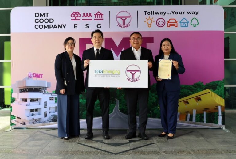 ทางยกระดับดอนเมือง ติดโผหุ้นกลุ่ม ESG Emerging ปี 69