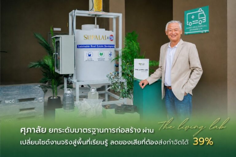 ศุภาลัย ยกระดับมาตรฐานการก่อสร้าง ผ่าน “The Living Lab”